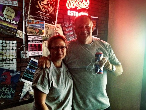 Sherry and Kevin Kolyno, the proud mom and pop of Growler's Pub.