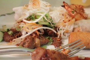 Lê Ánh's grilled beef bún / COOPER LEVEY-BAKER