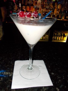 White Chocolate Martini at Coleman's Tavern.