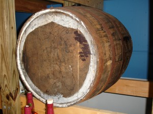 Siesta Key spiced rum aging in barrel from Cigar City Brewing. (Staff photo / Alan Shaw)