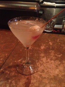 Lychee Martini at the Polo Grill.