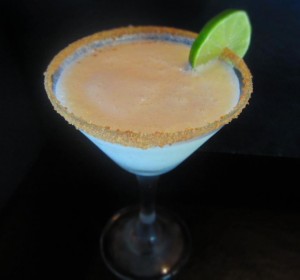 Key Lime Pie Martini at Half Shell Oyster House.
