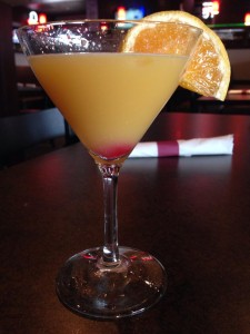 Sunset Martini at the Ranch Grill.