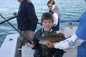 Sam Woolf grew up fishing on Lake Michigan.
