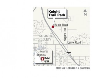knight trail park map