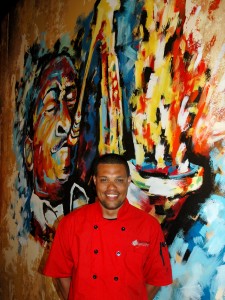 Chef Dustin Johnson of Half Shell Seafood House.
