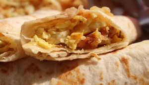 Ham & Eggs Restaurant's breakfast burrito / COOPER LEVEY-BAKER