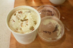 Big Cow Creamery's cashew raisin ice cream / COOPER LEVEY-BAKER