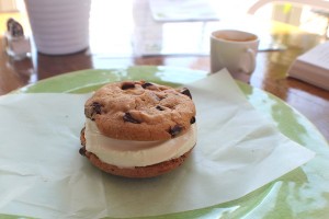 Cafe in the Park's ice cream sandwich / COOPER LEVEY-BAKER