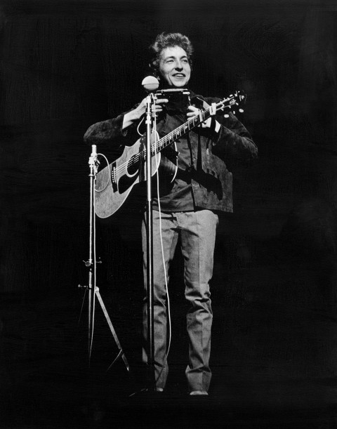 Bob Dylan performs Oct. 31, 1964 at Philharmonic Hall in New York, in this publicity photo. Dylan's "Live 1964: Concert at Philharmonic Hall - The Bootleg Series Volume 6" was released by Sony. It includes an early version of "Mr. Tambourine Man," which was first recorded by Dylan in Sarasota. (AP Photo/Columbia/Legacy, Daniel Kramer)