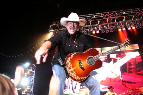 Alan Jackson performs at Aarons Amphitheater on Saturday, Oct. 6, 2012, in Atlanta. (Photo by Robb Cohen/RobbsPhotos/Invision/AP)