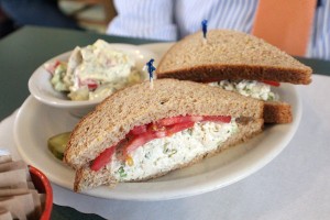 The chicken salad sandwich at Carr's Corner Cafe / COOPER LEVEY-BAKER