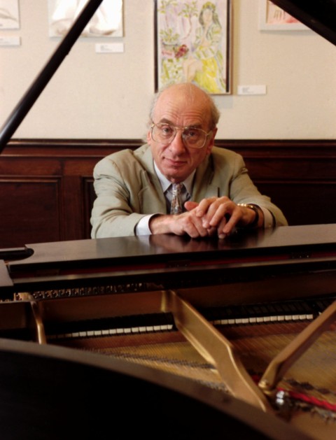 Dick Hyman, photographed on June 2, 1996, at New York's 92nd Street Y. (AP Photo/Chrystyna Czajkowsky)