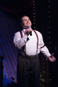 Eric Collins sings from the vaudeville era in "Never Marry a Girl with Cold Feet" at FST Cabaret. Maria Lyle Photo/Provided by FST