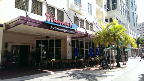 Tsunami Sushi & Hibachi Grill is at 100 Central Avenue #1022, Sarasota. STAFF PHOTO/WADE TATANGELO