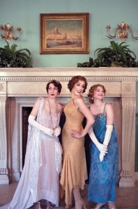 From left, Denise Cormier, Katie Cunningham and Allie Henkel play wealthy Americans who travel to Europe to marry men with titles in "Our Betters" at Asolo Repertory Theatre. Photo by Annamae Photo/Provided by Asolo Rep