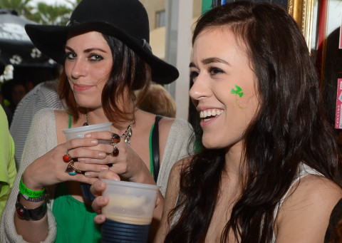St. Patrick's Day revelers celebrate at the Shamrock Pub in Sarasota on Monday. (March 17, 2014) (Herald-Tribune staff photo by Dan Wagner)  