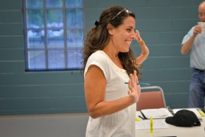 Ria Cooper, Asolo Rep's Education and Outreach Specialist, interviewed dozens of residents of Southwest Florida to get their views on life for the 2015 production of "Faces of Change," which she also is directing. Daniel Kelly Photo/Provided by Asolo Rep  