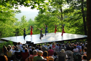 The outdoor stage at Jacob's Pillow in Beckett, Mass. / Courtesy Jacob's Pillow