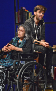 Kathryn Hunter, left, and Marcel Mascaró in Asolo Rep's production of "Sotto Voce." Photo by Gary W. Sweetman.