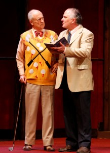 Thomas Rogers, left, and Jerry Zezas in a scene from Ken Ludwig's "The Fox on the Fairway" at Venice Theatre. Renee McVety Photo/Provided by Venice Theatre
