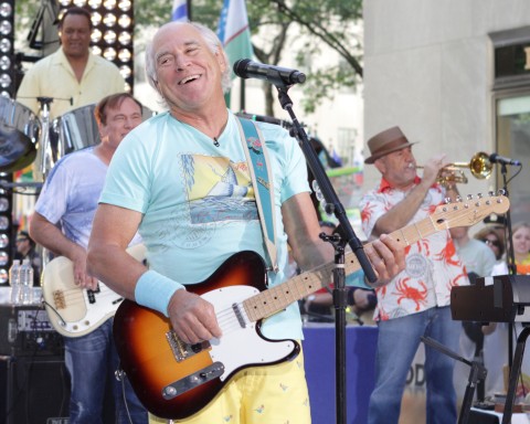 Jimmy Buffett, who returns to Tama on Saturday, is seen here performing on NBC's "Today" show in 2013 in New York. (Photo by Greg Allen/Invision/AP)