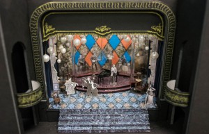 A model of Wilson Chin's set for "Luck be a Lady: The Iconic Music of Frank Loesser" at Asolo Rep. Staff Photo/Nick Adams