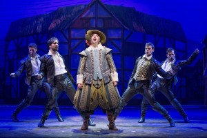 Tony Award winner Christian Borle earned another nomination for his performance as William Shakespeare in the new musical "Something Rotten," which received 10 nominations overall.  (Sara Krulwich/The New York Times) 