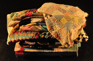 Austin asked family members to share their stories of her grandmother and the quilts she made, stories that became part of the fabric of her first one-woman, multi-disciplinary show. / Photo by Kaitlyn Christensen