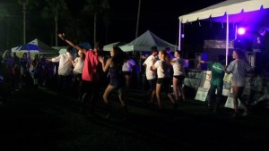 At the Bradenton Relay For Life, students from Lee Middle and Manatee High School spent the night dancing and playing. (Photo provided)