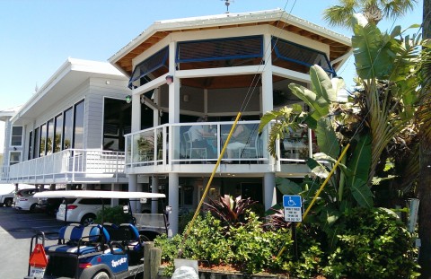 The Crow's Nest Restaurant and Marina is located at 1968 Tarpon Center Drive in Venice. (Staff photo by Wade Tatangelo)