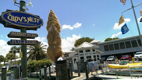 The Crow's Nest Marina is located just inside the Venice Inlet. (Staff photo by Wade Tatangelo)