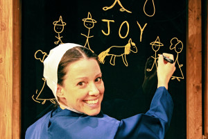 Sarasota actress Katherine Michelle Tanner plays all the roles in the one-woman play "The Amish Project," which will be presented as part of Banyan Theater Company's summer season. CHAD JACOB PHOTO/PROVIDED BY AMERICAN STAGE