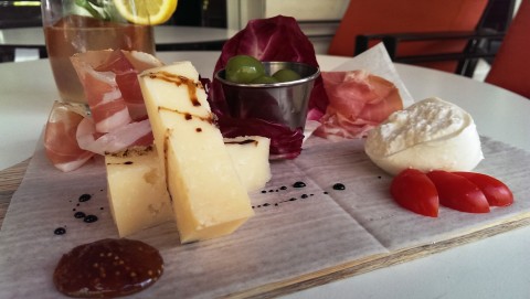 A cheese and cured meat plate at Cafe Epicure. STAFF PHOTO / WADE TATANGELO