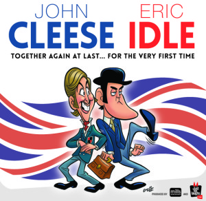 British comedy legends and Monty Python founders John Cleese and Eric idle will perform their show "Together Again at Last ... For the Very First Time" in Sarasota. Image provided by Van Wezel