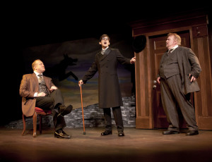 From left, Patrick Noonan, Tom Patterson and Michael Daly in a scene from "The Hound of the Baskervilles" at Florida Studio Theatre. MATTHEW HOLLER PHOTO/PROVIDED BY FST