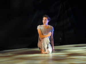 Jessica Pope in "As We Fall." / Staff photo by Carrie Seidman