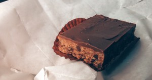 Flour Parlor's peanut and chocolate granola bar / COOPER LEVEY-BAKER