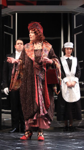Anne-Marie Cusson wears one of Tracy Dorman's Handy Award-winning costumes in the Asolo Repertory Theatre production of "Our Betters." Frank Atura Photo/Provided by Asolo Rep