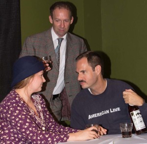 Janet Raines, Tyler Yurckonis and Tal Reeve star in Jo Morello's "Gene & Aggie," a brief play about the O'Neill Brothers produced by Starlite Players. PHOTO PROVIDED BY STARLITE PLAYERS.