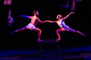 David Nava and Melissa Coleman in "In Flight." / Photo by Cliff Roles