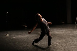 Aline Wachsmuth in the live dance section of "Deep South." / Photo courtesy Alex Ketley