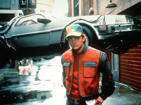 Michael J. Fox as Marty McFly in "Back to the Future II." 