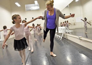 Olivia Malloy, who went through Dance - The Next Generation herself, now teaches at the Sarasota Ballet's drop-out-prevention program for at-risk children. / STAFF PHOTO by Thomas Bender