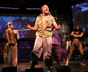 Aaron Vereen, son of director of Ben Vereen, plays Hud in the Venice Theatre's production of "Hair." Renee McVety Photo/Provided by Venice Theatre