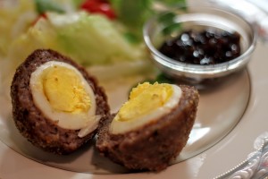 The Scotch egg at The British Accents Tea Room / COOPER LEVEY-BAKER