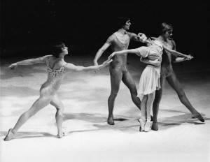 The original cast  -- Margaret Barbieri, David Ashmole, Nicholas Millington and Derek Purnell of the Sadlers Wells Royal Ballet  -- in Sir Peter Wright's "Summertide." / Photo courtesy Sarasota Ballet