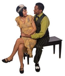 Emerald Rose Sullivan as Dussie Mae, and Robert Douglas as Levee, a musician, in "Ma Rainey's Black Bottom." / Photo by Don Daly