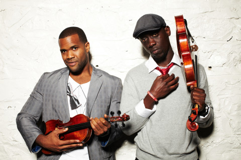 Black Violin, two classically trained violinists who blend the sounds of jazz, hip-hop, funk and classical music, will perform at the Van Wezel. COURTESY PHOTO