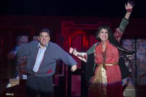 Michael Bajjaly and Nancy Denton in a scene from "The Drowsy Chaperone" at The Players Theatre. CLIFF ROLES PHOTO